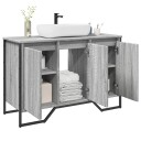  Servantskap grå sonoma 91x35x60 cm konstruert tre 8721102812309