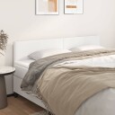  Hodegavler 2 stk hvit 100x5x78/88 cm kunstlær