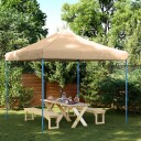  Sammenleggbart partytelt pop-up beige 292x292x315 cm 4004914