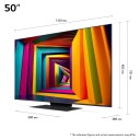 LG 50" 4K UHD LED Smart TV med Wi-Fi 50UT91006LA Blå