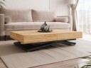 Avendi sofabord 120 cm - Svart, natur