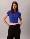 Calvin Klein Jeans A  Monogram Baby Tee   Blue   L