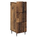 vidaXL Skuffeskap Gammelt tre 33 x 34,5 x 92 cm Konstruert tre