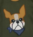 Freds World T skjorte   Armygrønn m. Bulldog   Freds World   68   T skjorte   62