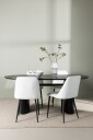 Venture Home   Spisegruppe Isolde med 4 stk stoler Night   Svart