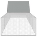 Vidaxl Hønsehus 10X2X2 M Galvanisert Stål