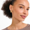 Pilgrim Inner Earrings Gold Plated   Gold   ONE SIZE