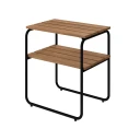 Grythyttan Stålmöbler L45 sidebord teak / svart