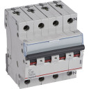 Legrand TX³ MCB automatsikring C10 3P+N 4M 10/10KA
