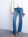 Topshop Jamie High Rise Flare Denim Jeans Denim 31/32
