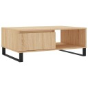 vidaXL Salongbord sonoma eik 90x60x35 cm konstruert tre