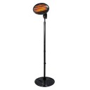 Beper P203PAN002 Terrassevarmer m/Thermostat 2000W Sort
