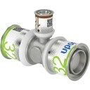Uponor S-Press T-stykke Redusert 32-16-32 for Gulvvarme og Vannsystemer