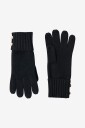 Ralph Lauren Lauren Hansker Wool crest Knit Svart