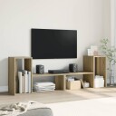  TV-benker 2 stk sonoma eik 75x30x50 cm konstruert tre