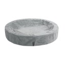 Bia Bed Bia Rib Overtrekk Oval Grå (5)
