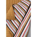 Hübsch Plaid, bomuld, brun/sort/hvid/rød/blå