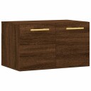  Veggskap brun eik 60x36,5x35 cm konstruert tre 8720845948528