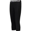 Mons Royale Women's Cascade Merino Flex 200 3/4 Legging XL, Black