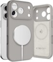 Tech-Protect Silikon Mobildeksel MagSafe for iPhone 17 Pro Grå