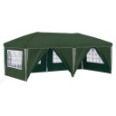 vidaXL Pop-up Festtelt 575 x 288 x 245 cm Grønn