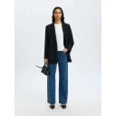 Selected Femme High Waist Jeans Wide Bea Kori Blå 29/34