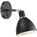Nordlux Ray vegglampe - Svart