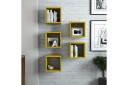 Vegghylle Amtorp 30 cm   Gul