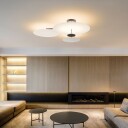 Flat LED taklampe 4 lyskilder Ø 90 cm hvit   Vibia   Stue   Skandinavisk   Metall