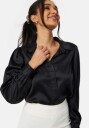 BUBBLEROOM Nicole Puff Sleeve Shirt Black 42