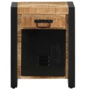  Nattbord 40x30x50 cm grovt heltre mangotre 8721158339324