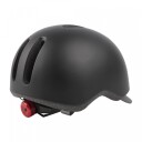 Polisport Commuter Sykkelhjelm - L (58-61 cm), Matt Sort/Grå?