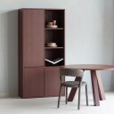 Spisebord Rhonda 129 cm rundt - Vinrød