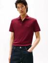 Tommy Hilfiger Liquid Cotton Reg Seasonal Polo - Burgundy - XL