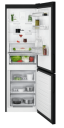 Aeg 6000 186 cm NoFrost Kombiskap Frittstående Svart