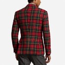 Polo Modern Plaid Wool-Blend Sport Coat Red/Green Multi