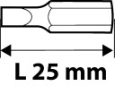 Topex Ratchet Bits Skrutrekker (39D518)