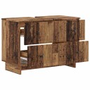 vidaXL Baderomsvaskeskap EDE Gammelt tre 82 x 41 x 59 cm