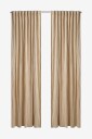 Ellos Home   Gardin med multibånd Fredrika 2 pakning   Beige