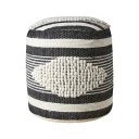 Affari of Sweden MINNA puff svart/elfenben