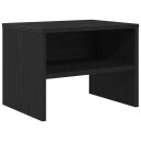  Nattbordskap Svart eik 40 x 30 x 30 cm Konstruert tre
