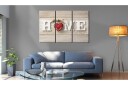 Bilde The Heart Of The Home 90x60 Artgeist sp. z o. o.