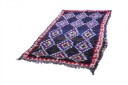 Marokkansk Boucherouite teppe 265 x 140 cm