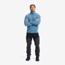 Revolutionrace Herre Overdeler Fleece & midlayers Hiker Full zip Fleece Herre Captain's Blue 3XL