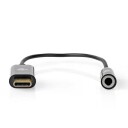 Nedis USB-C til 3,5 mm Lydadapter 0,15 m Sort
