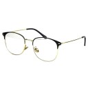 Anti Blue Light Briller Clubmaster Svart / Gull