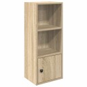 Bokhylle sonoma eik 31x24x77 cm konstruert tre