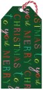 Gavemerkelapper 6pk Exquisite Christmas Green