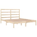 vidaXL Sengeramme heltre furu 120x200 cm