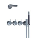 Vola 5471R-081D dusjsett, rustfri stål